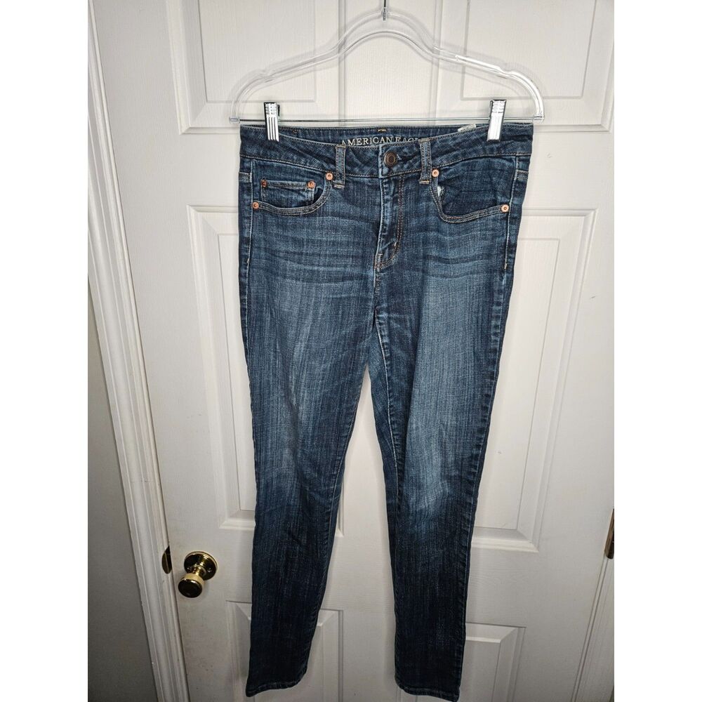 American Eagle High Rise Skinny Stretch Jeans Size 6